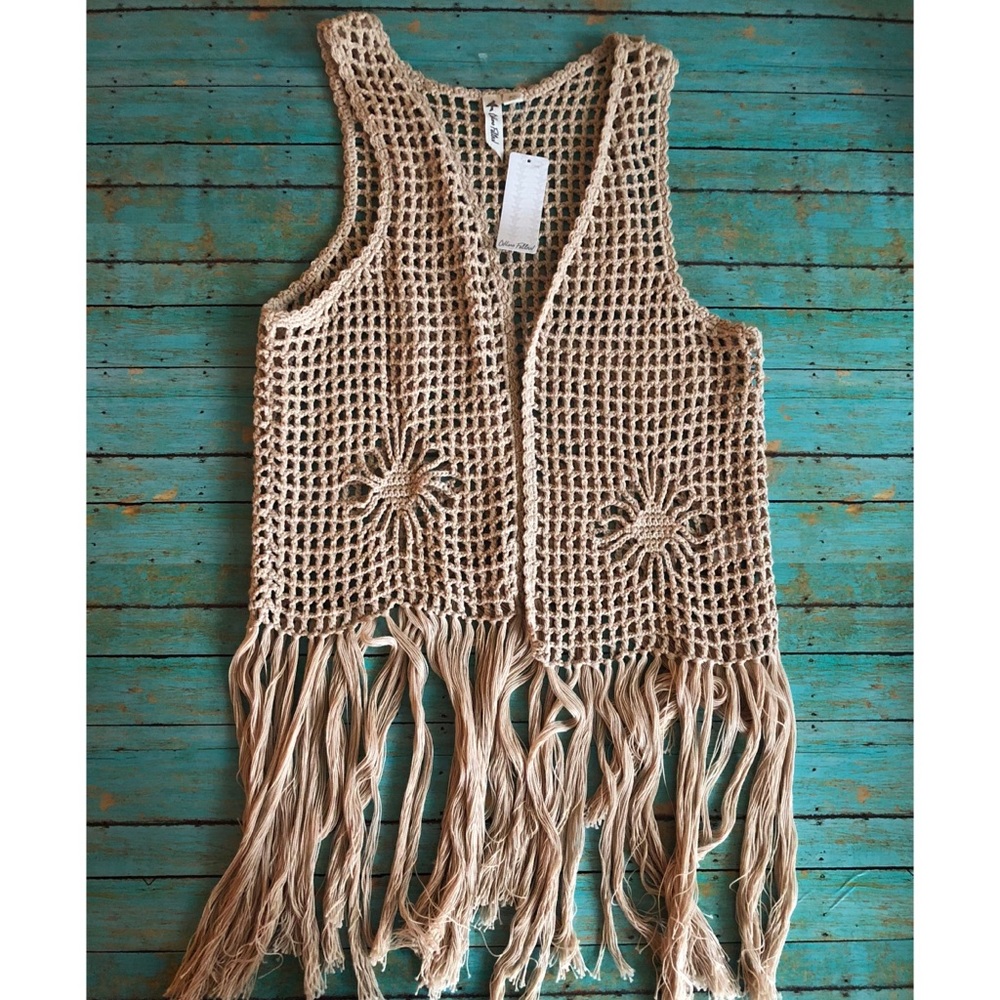 crochet festival fridge vest • NEW